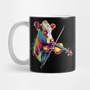 Cow Playing Violin Mug